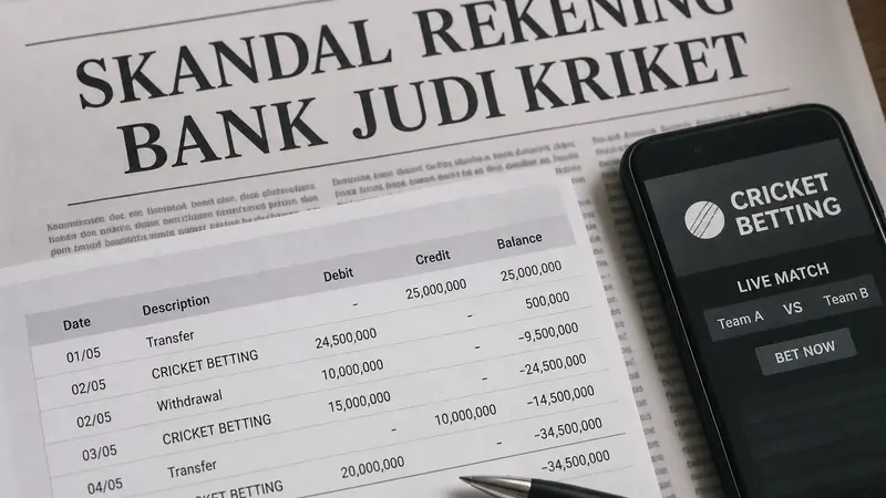 Penangkapan Enam Orang dalam Kasus Rekening Bank untuk Judi Kriket di Wardha